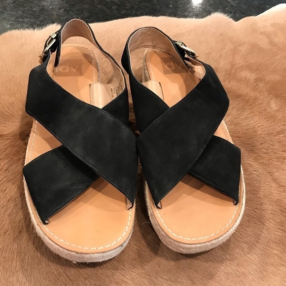 Dv Dolce Vita Baker Flatform Treaded Sandals Women's Shoes - Picture 1 of 7